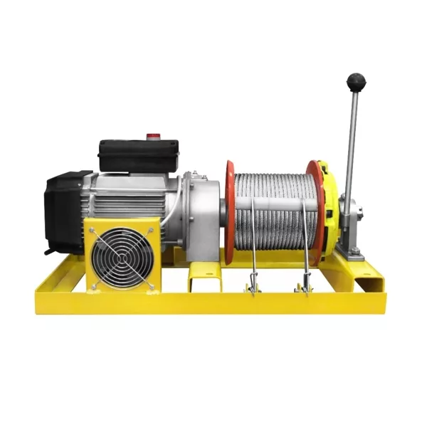 Лебёдка строительная OCALIFT TSA-CL г/п  300/600кг, 60м, 220в СВОБОДНЫЙ спуск (алюминиевый корпус)