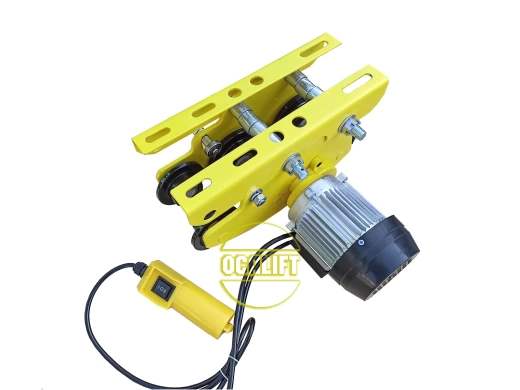 Каретка OCALIFT HD для талей РА 600/1200 гп 1,2т электрическая 220в (6 колёс) с пультом управления