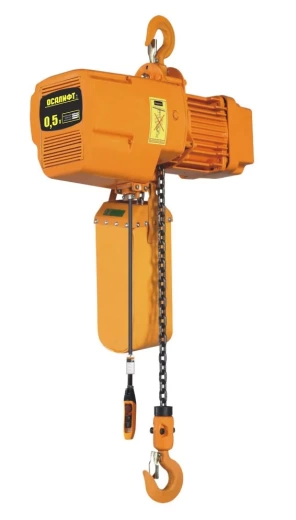 Таль цепная двухскоростная OCALIFT M05-02d (две цепи) г/п 5 тонн 12м 380в на крюке. M серия для тяжелых работ