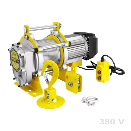 Лебёдка строительная OCALIFT TSA Lite г/п  300/600 кг, 60м, 380в (алюминиевый корпус)